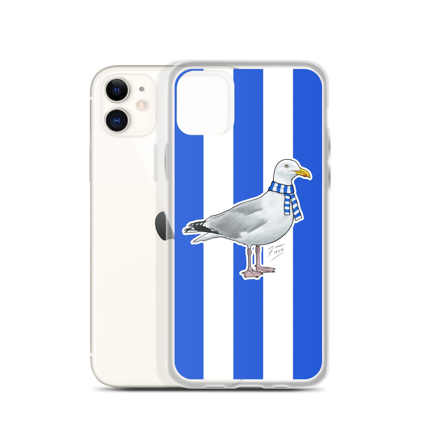 Brighton Football Themed Seagull Phone 11 Case