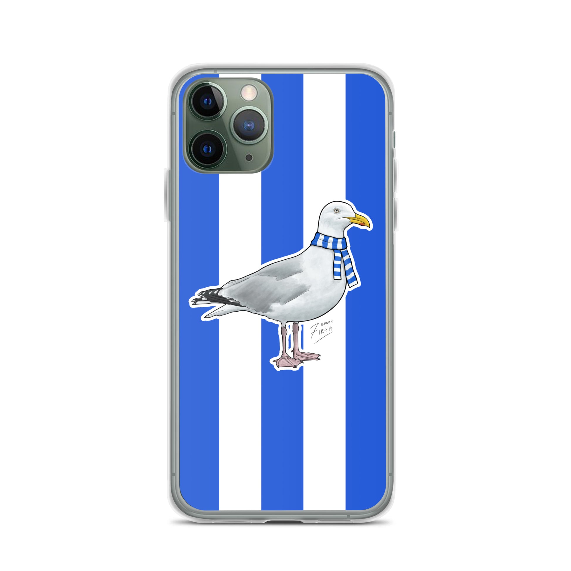 Brighton Football Themed Seagull iPhone 11 Pro Case