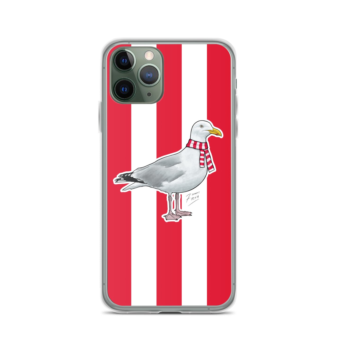 Scarborough Athletic Themed Seagull Football iPhone 11 Pro Case