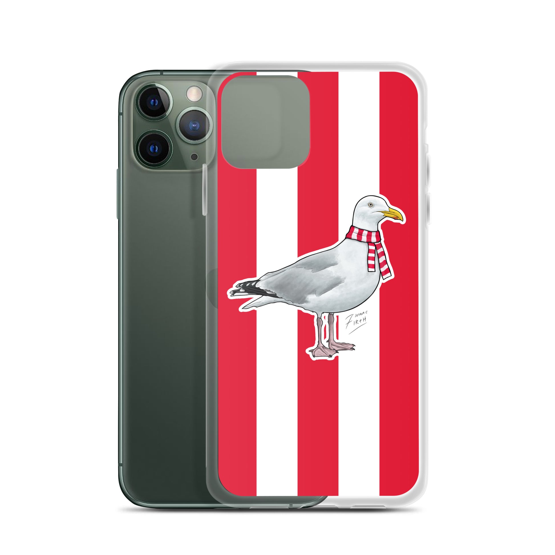 Scarborough Athletic Themed Seagull Football iPhone 11 Pro Case