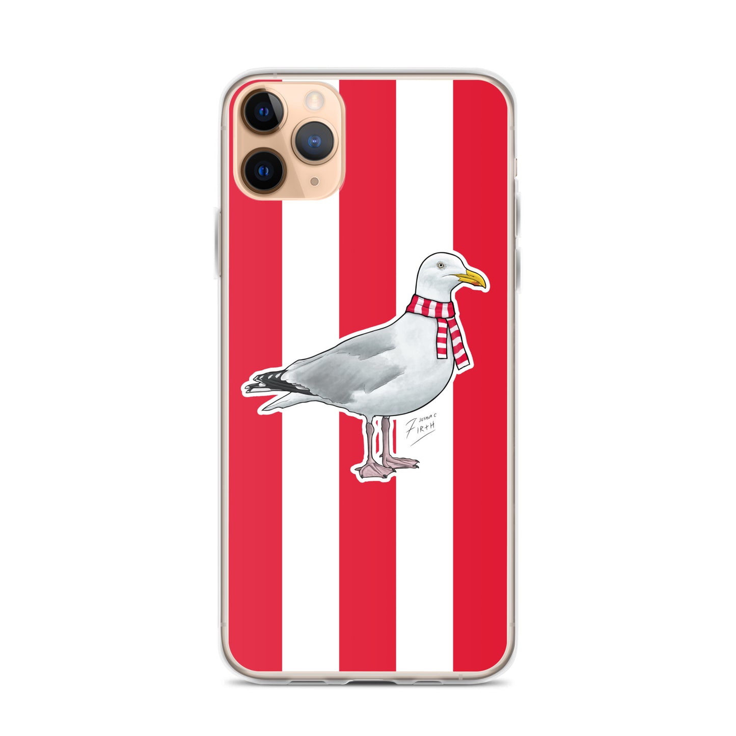 Scarborough Athletic Themed Seagull Football iPhone 11 Pro Max Case