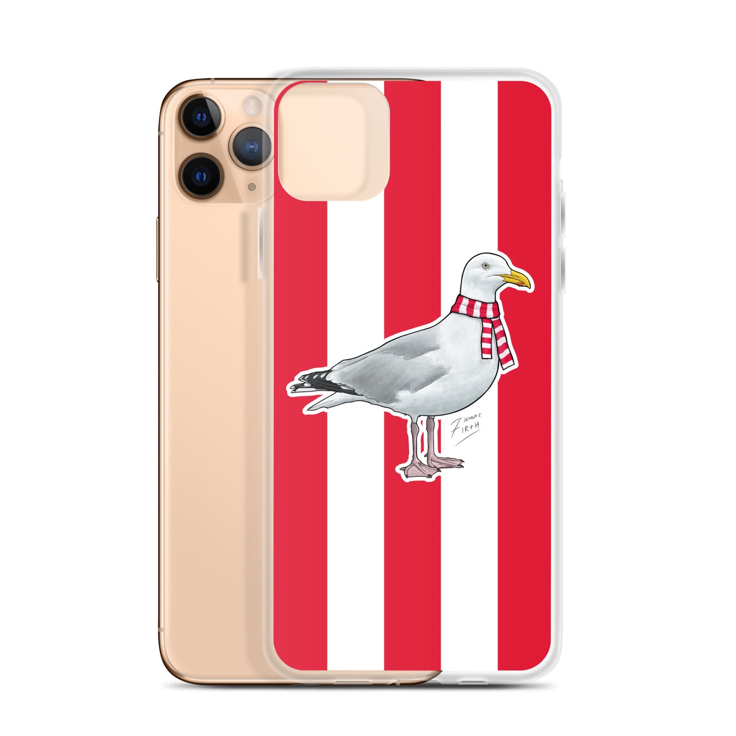 Scarborough Athletic Themed Seagull Football iPhone 11 Pro Max Case