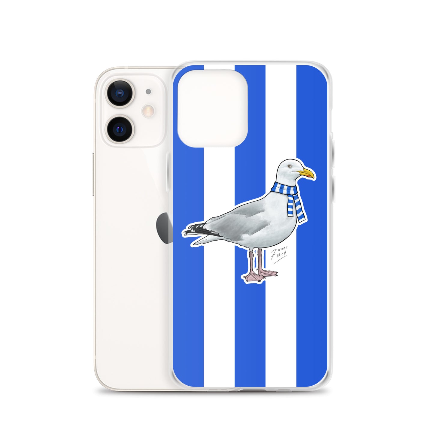 Brighton Football Themed Seagull iPhone 12 Case