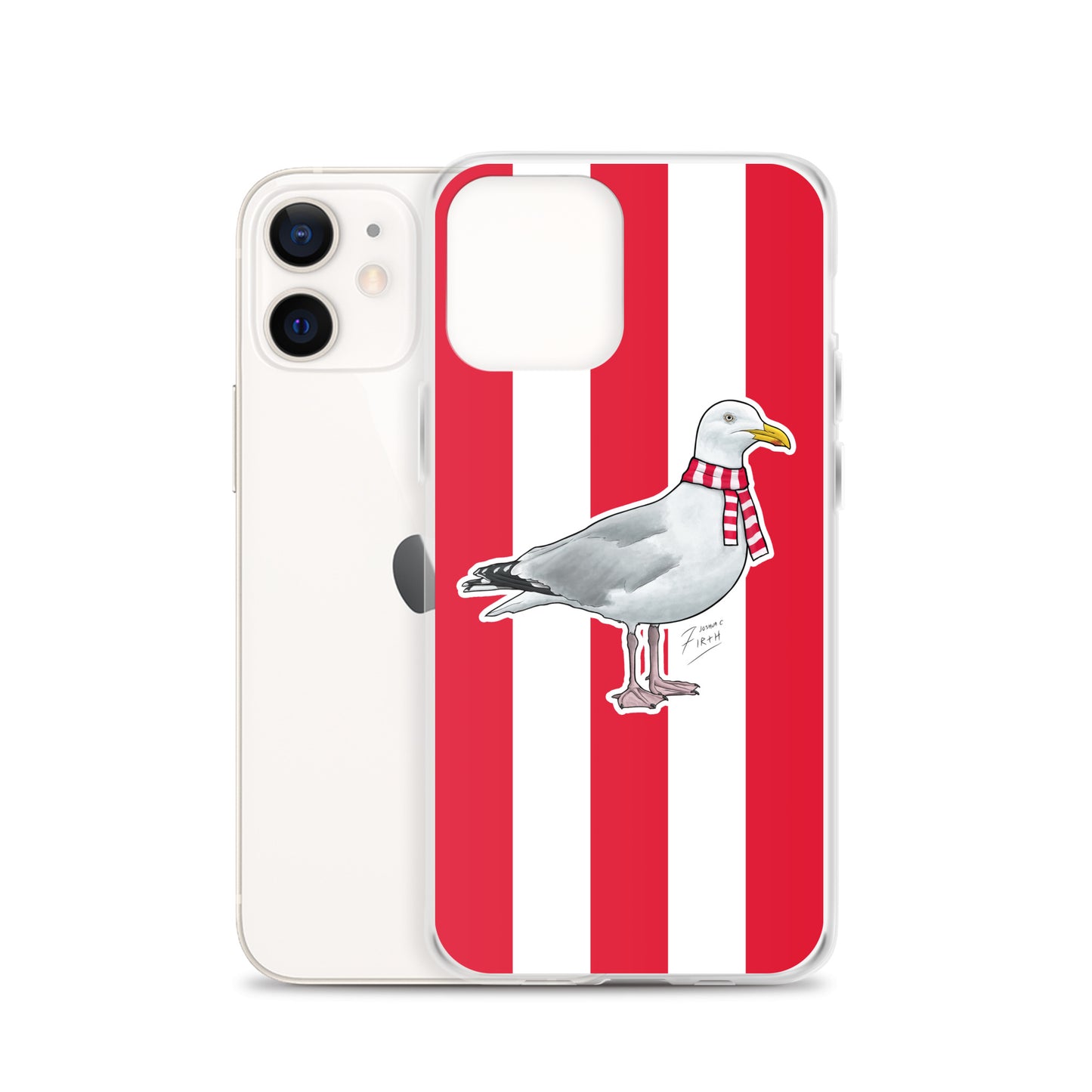 Scarborough Athletic Themed Seagull Football iPhone 12 Case