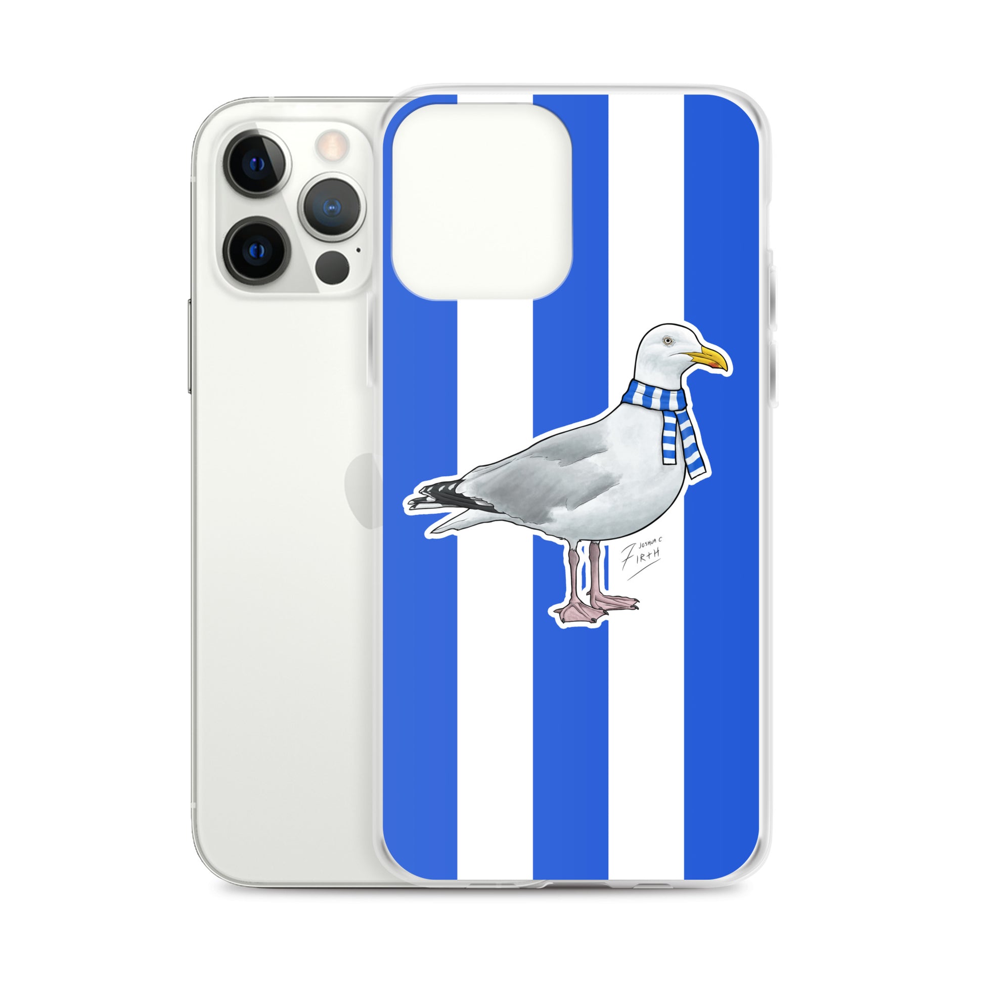 Brighton Football Themed Seagull iPhone 12 Pro Max Case