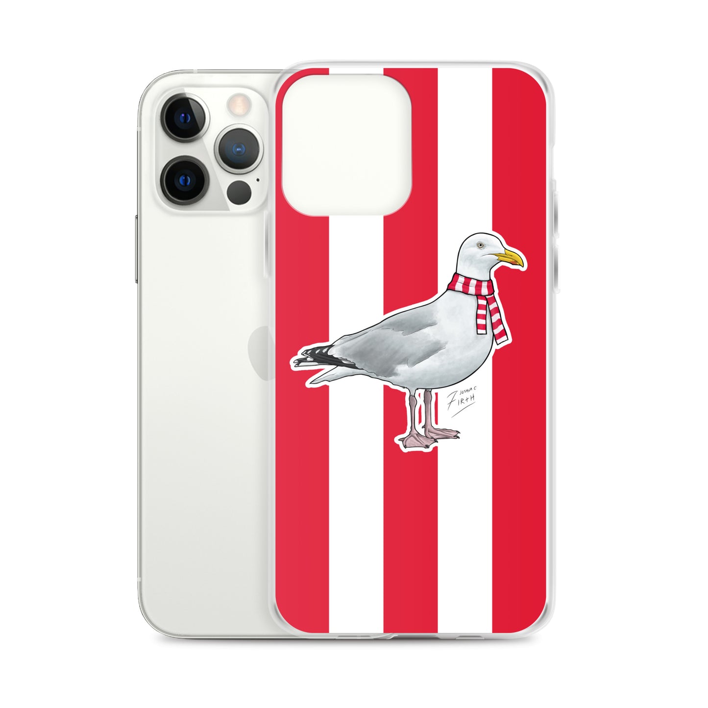 Scarborough Athletic Themed Seagull Football iPhone 12 Pro Max Case