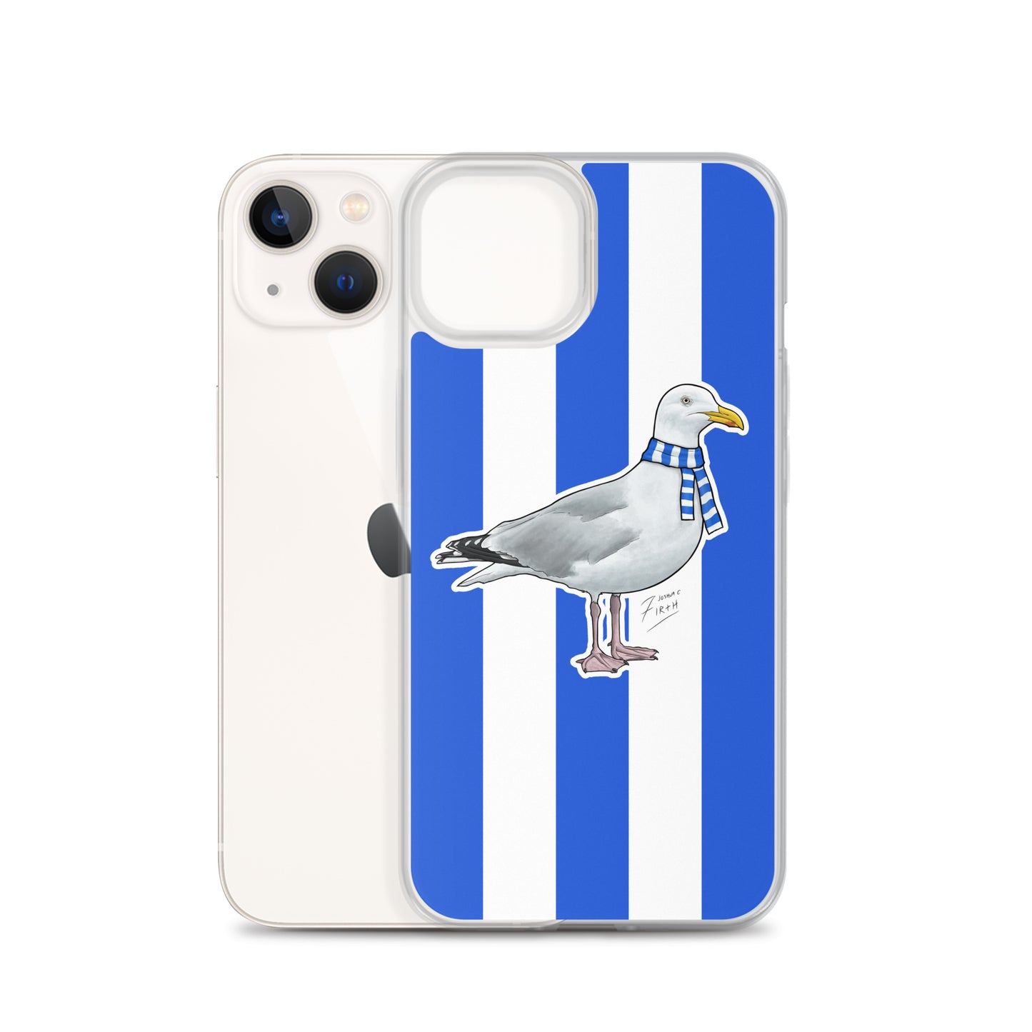 Brighton Football Themed Seagull iPhone 13 Case