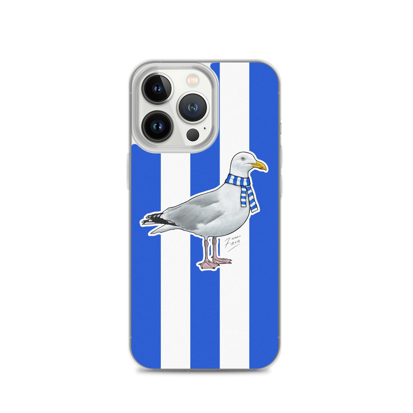 Brighton Football Themed Seagull iPhone 13 Pro Case