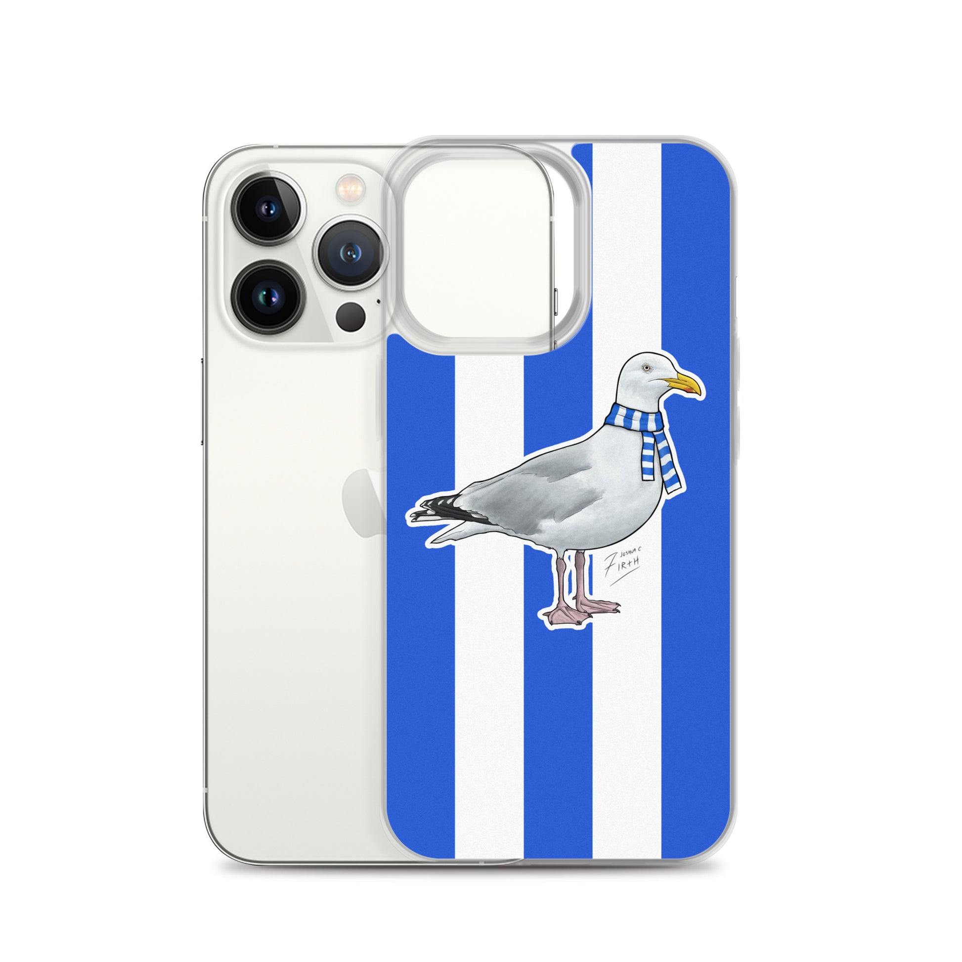 Brighton Football Themed Seagull Phone 13 Pro Case