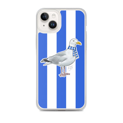 Brighton Football Themed Seagull iPhone 14 Plus Case