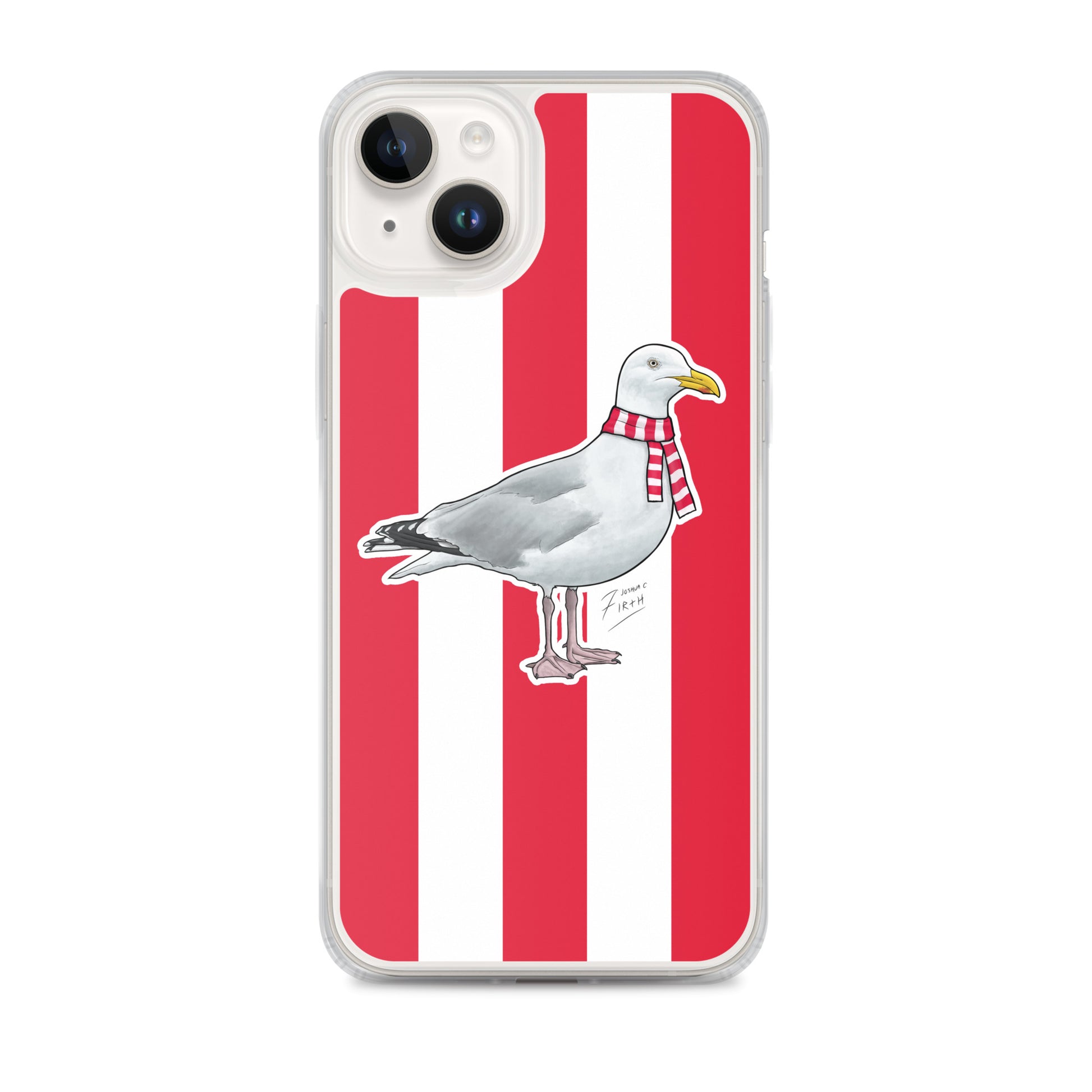 Scarborough Athletic Themed Seagull Football iPhone 14 Plus Case