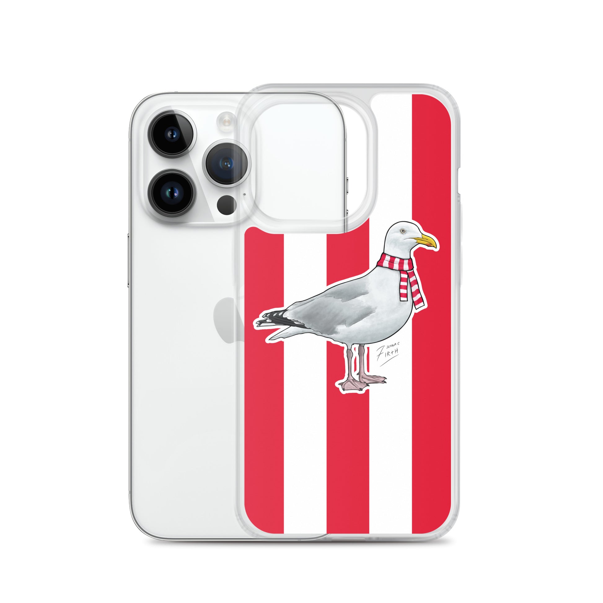 Scarborough Athletic Themed Seagull Football iPhone 14 Pro Case