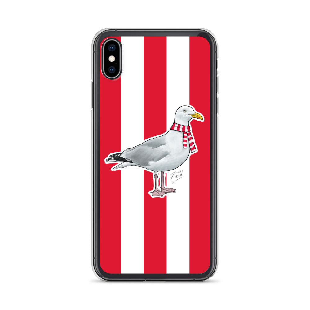 Scarborough Athletic Themed Seagull Football iPhone XS Max Case