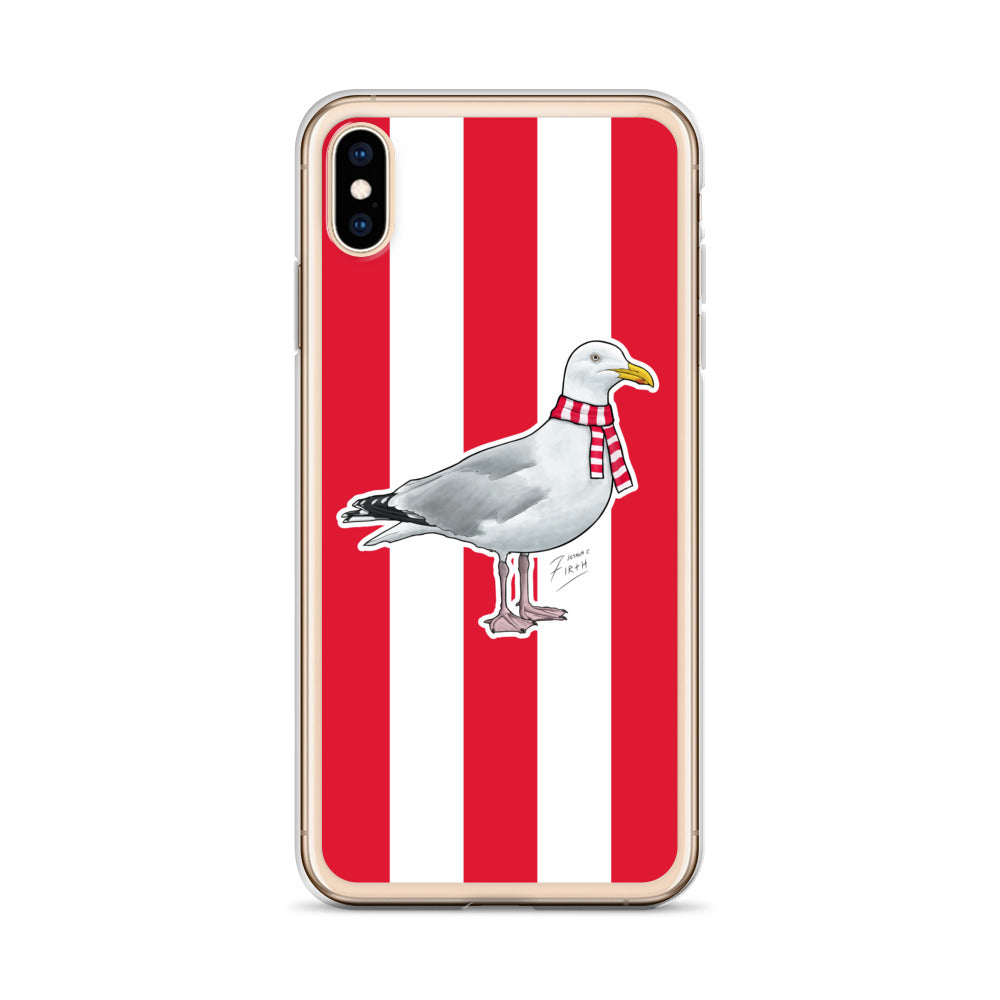 Scarborough Athletic Themed Seagull Football iPhone XS Max Case