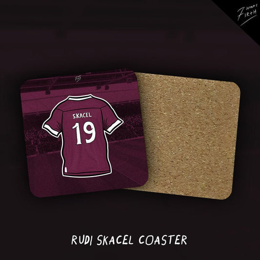 Rudi Skacel 2012 Memorabilia Hand Sublimated Football Coaster