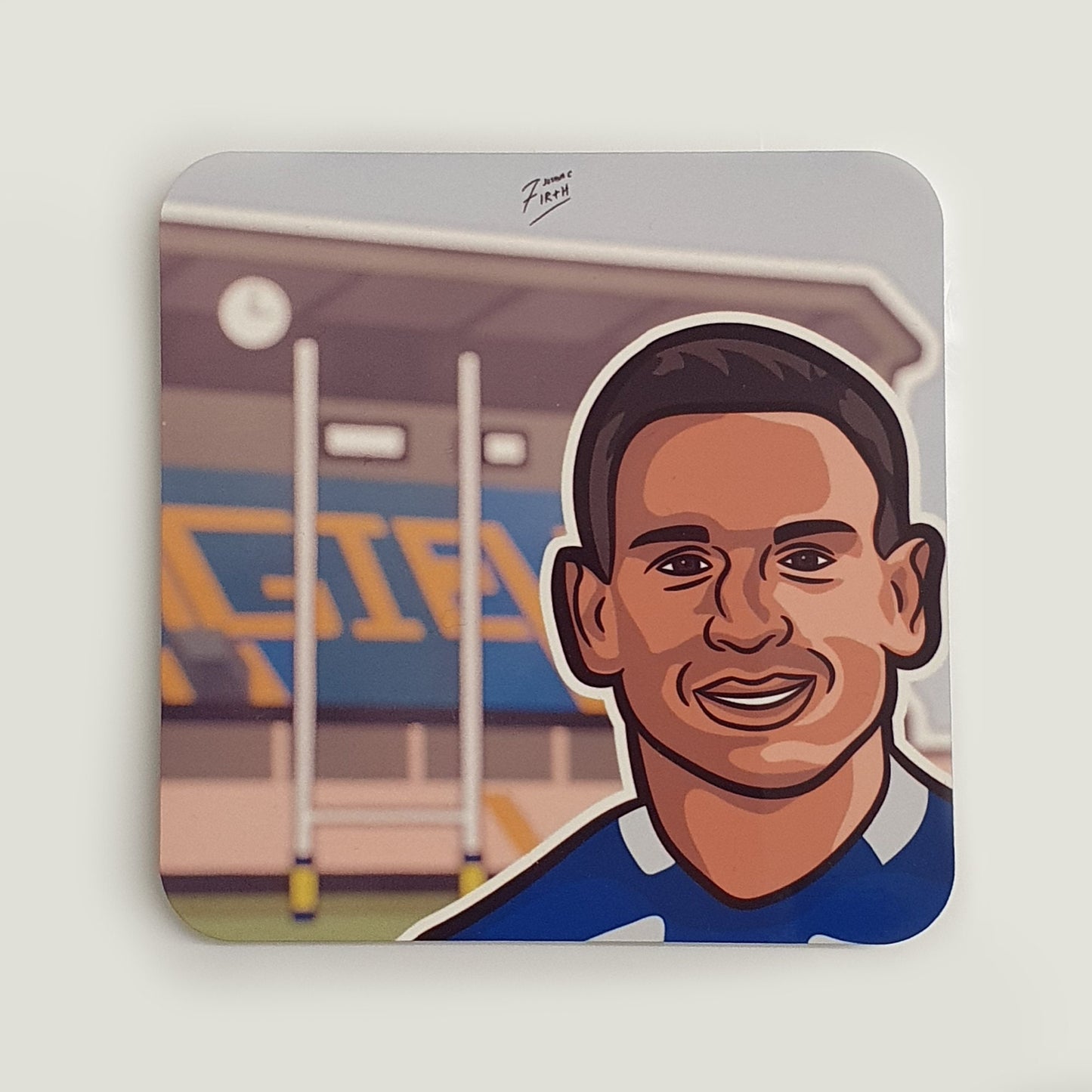 Kevin Sinfield Headingley Memorabilia Hand Sublimated Rugby League Coaster