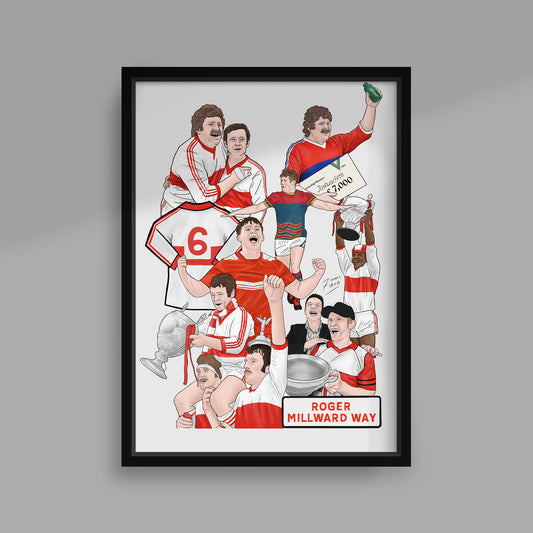 Hull KR themed poster print featuring some of the most famous moments in their history
