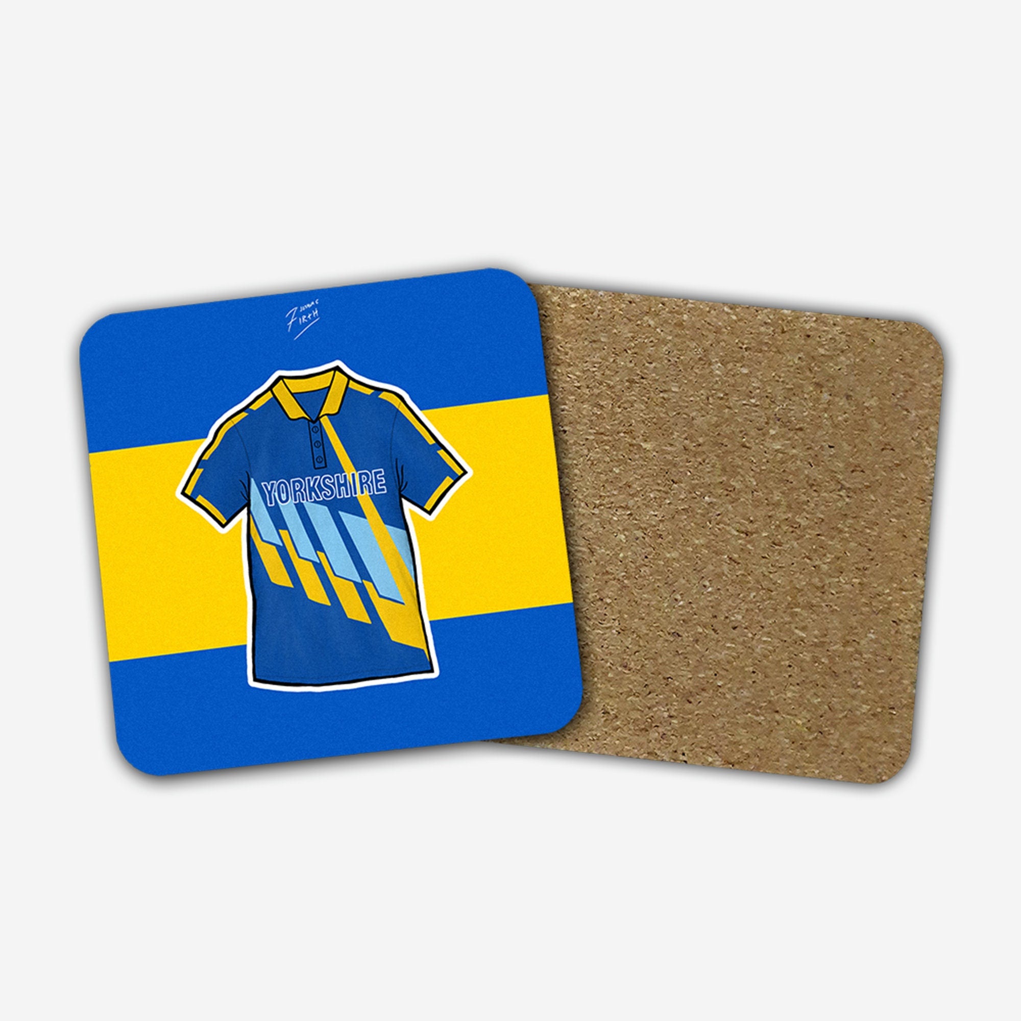 Yorkshire Cricket 1993 Shirt Coaster Memorabilia Hand Sublimated