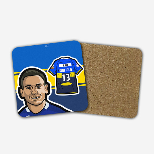 Kevin Sinfield Memorabilia Hand Sublimated Rugby League Coaster