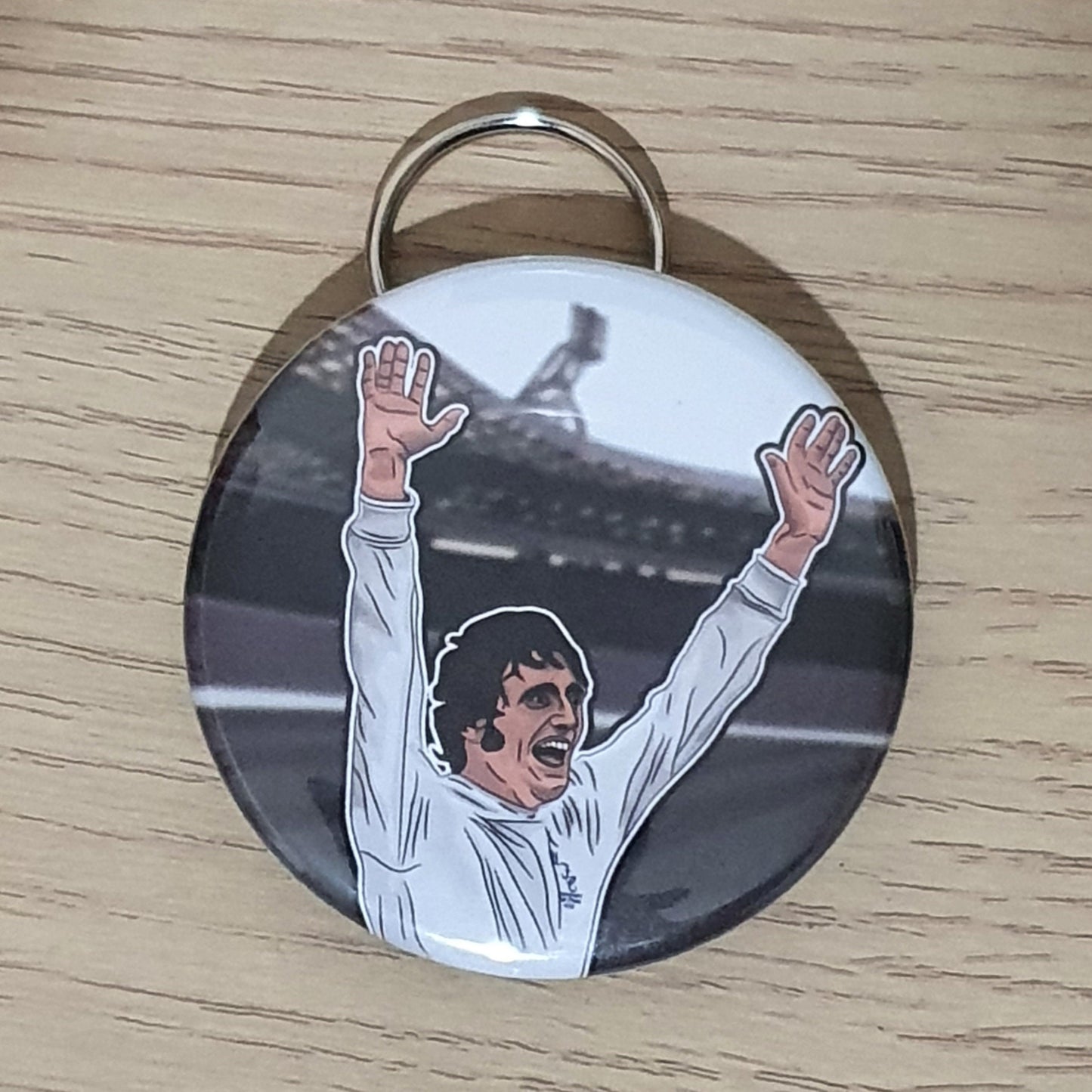 Norman Hunter Leeds Legend Bottle Opener Keyring