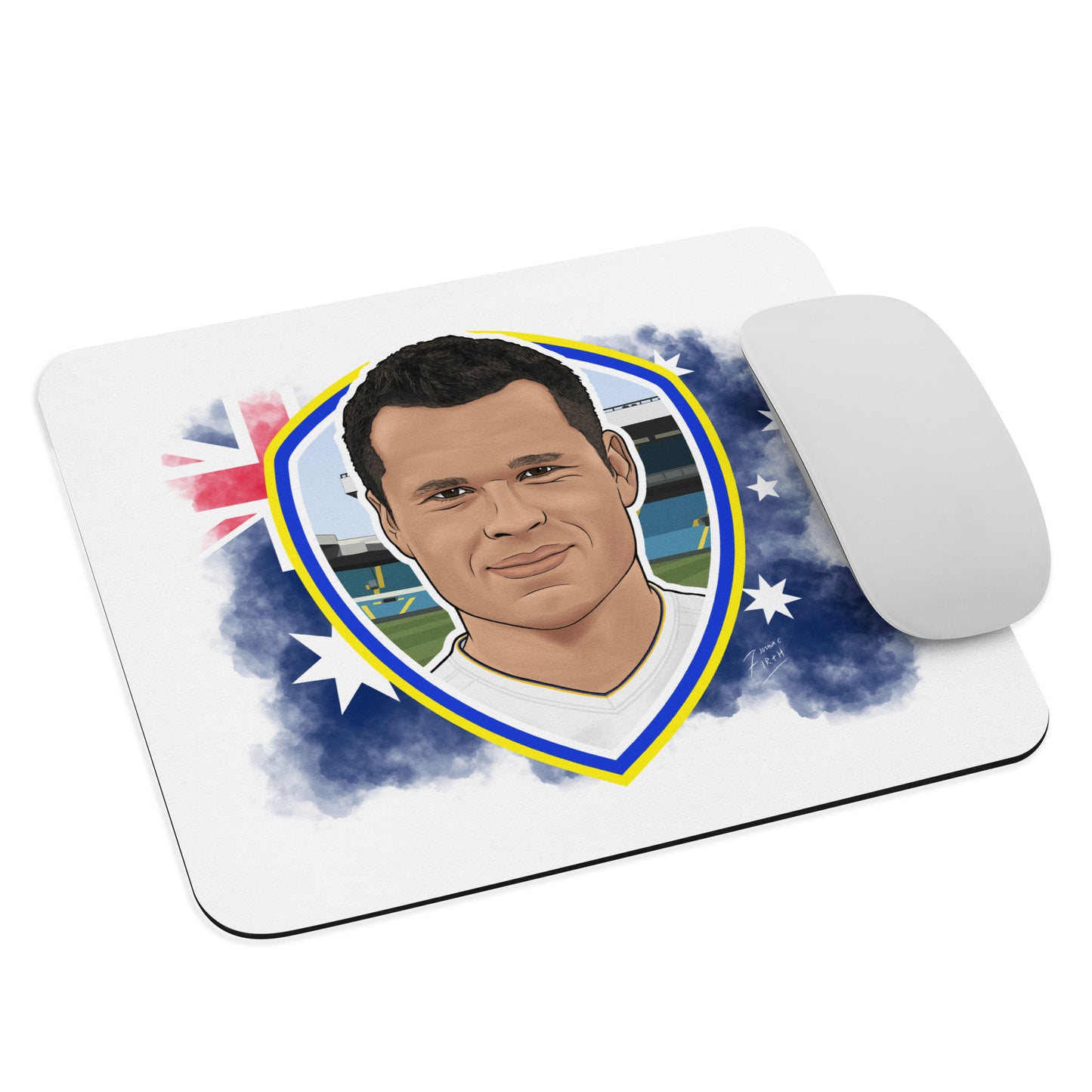 Mark Viduka Leeds Legend Mouse Pad