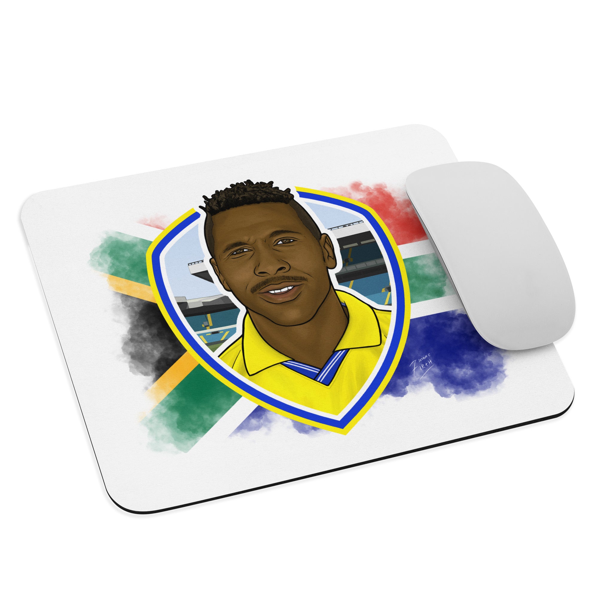 Lucas Radebe Leeds Legend Mouse Pad