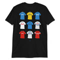 Black Napoli Themed T-shirt inspired by the jerseys of the past from when Diego Maradona used to play for them!