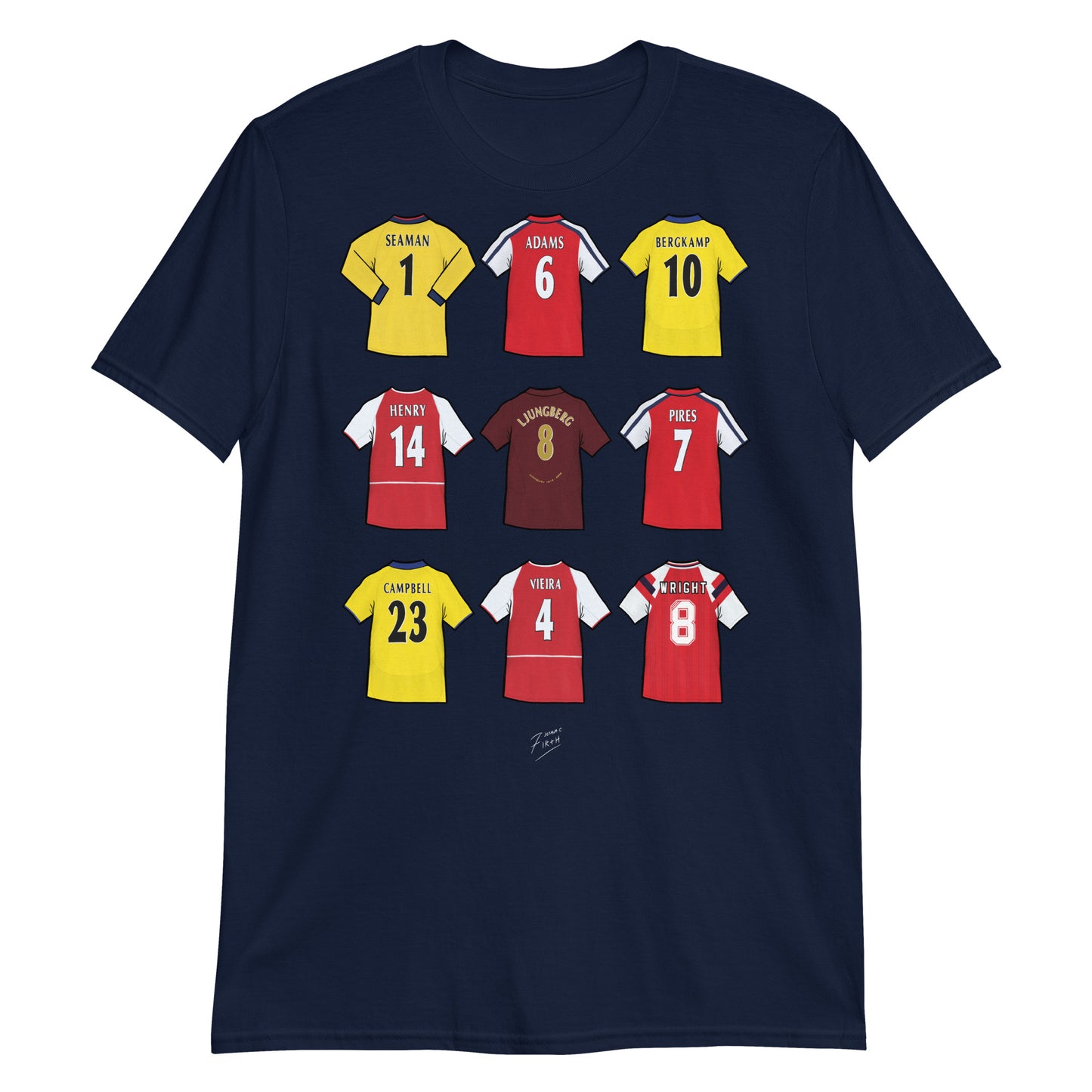 Navy Blue Arsenal Football Legends T-Shirt
