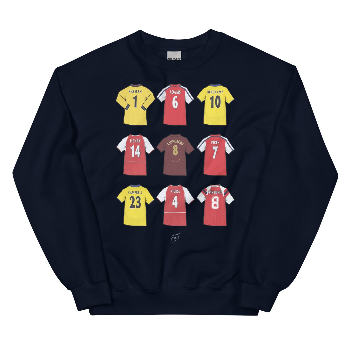 Navy Blue Arsenal Football Legends Sweatshirt