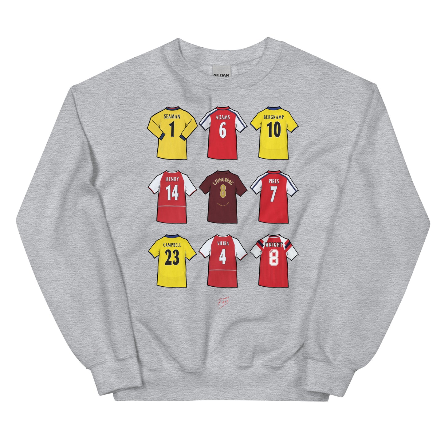 Light Grey Arsenal Football Legends Sweatshirt