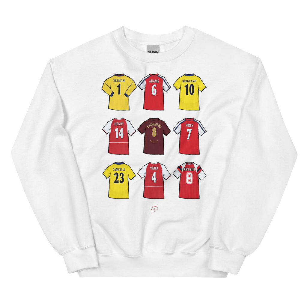 White Arsenal Football Legends Sweatshirt